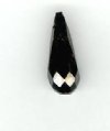 1 6x14mm Faceted Tear  Drop Jet Cubic Zirconia